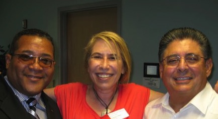 From left to right: Jose Marquez-Leon, Havi Goffan, Efrain N. Irizarry