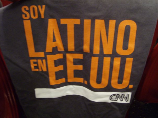 Soy Latino en E.E.U.U. T-Shirts handed out at the VIP presentation of CNN Latino in America