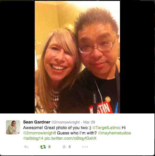 Sean Gardner, a dear SMM friend of Havi's, replies to Havi Goffan and Calvin Lee's tweet