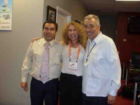 From left to right: Hugo Hernandez, Havi Goffan & Daniel Vargas. Hispanic Grassroots Marketing by Claudia Goffan - Target Latino