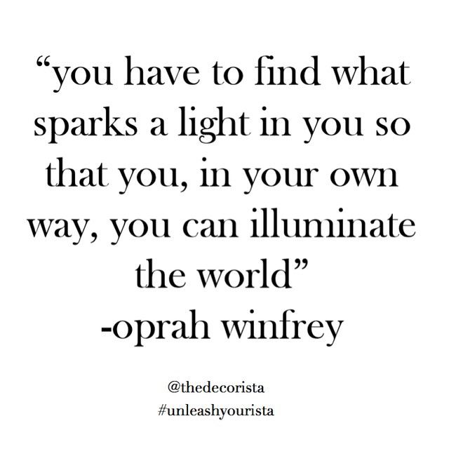 illuminate the world - inspirational quote Oprah