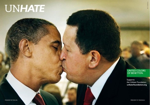 Benetton WOM Campaign - Obama & Chavez Poster