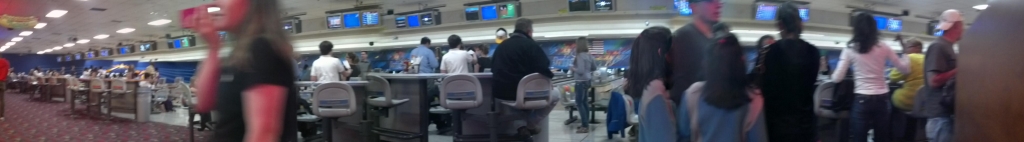 Bowling Alley Panoramic Photo
