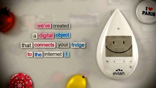 Evian Connecting your Fridge to the Internet