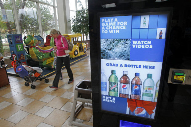 pepsi social vending machine