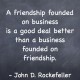 Rockefeller quotes on business