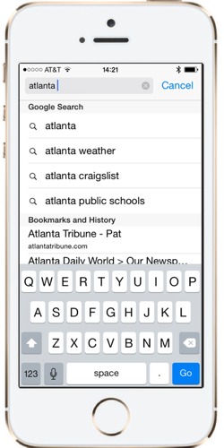 Google Search: Atlanta