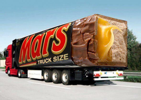 Best Truck Advertising by Mars 