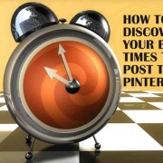 A surefire way to discover your best times to post to pinterest